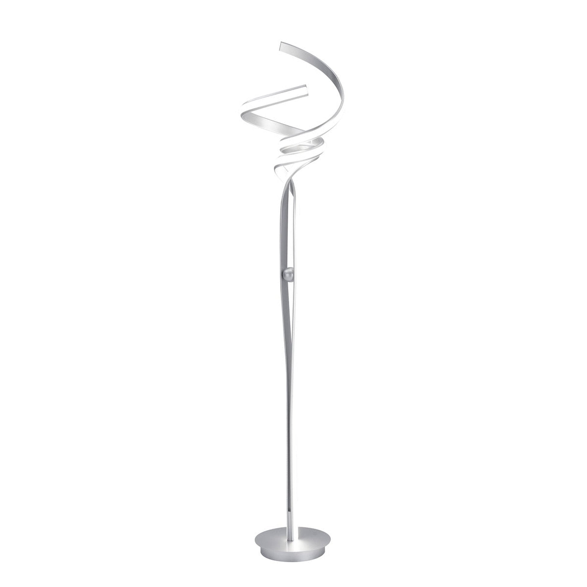 Munich LED Silver 63" Floor Lamp // Dimmable