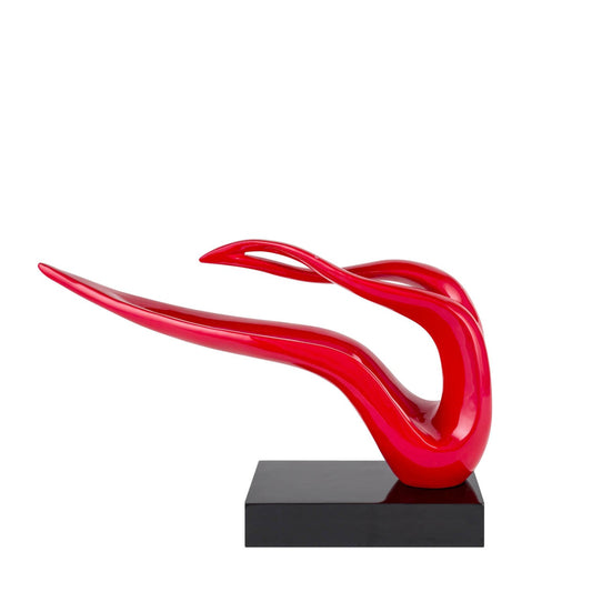 Saggita Abstract Sculpture // Red