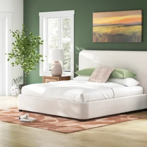 Whittgate King Upholstered Bed with Nuvella Performance Fabric