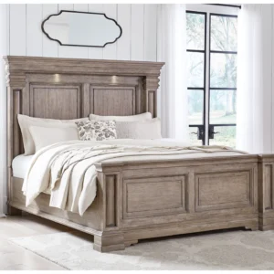 Blairhurst King Panel Bed with LED Headboard Lighting