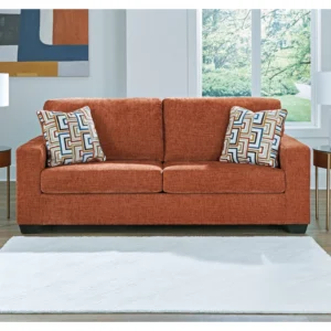 hAviemore Sofa in Burnt Orange for Modern Living Rooms