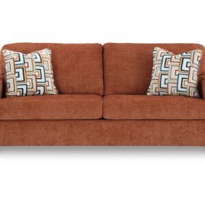 Alternative view of hAviemore Sofa in Burnt Orange for Modern Living Rooms