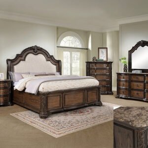 Ludwig Bedroom Group Set with Bed, Dresser, Chest, and Night Stand